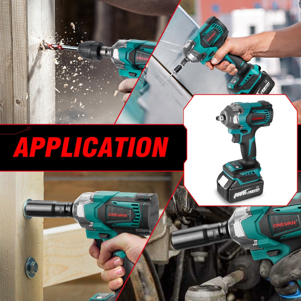 Power Tools In Electrical - 1200N.m Torklu Fırçasız Elektrikli Darbeli Anahtar