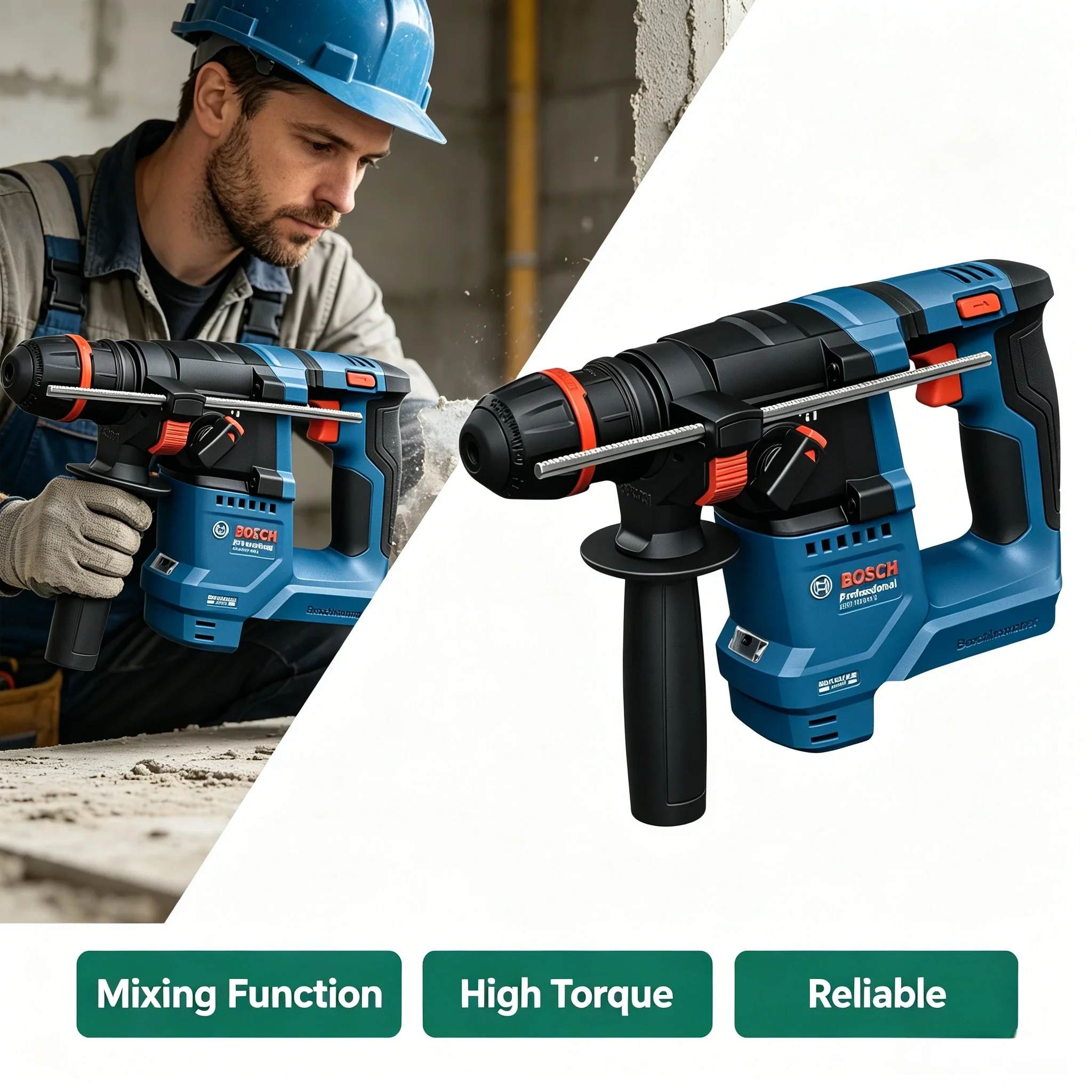 BOSCH GBH 18V-18X 18V Fırçasız - Power Tools Professional incelemesi ve fiyatı