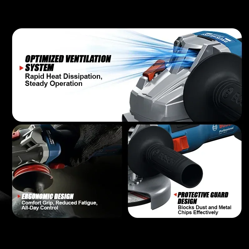 BOSCH GWS 18V-8 Akülü Açı Taşl - Power Tools Professional incelemesi ve fiyatı