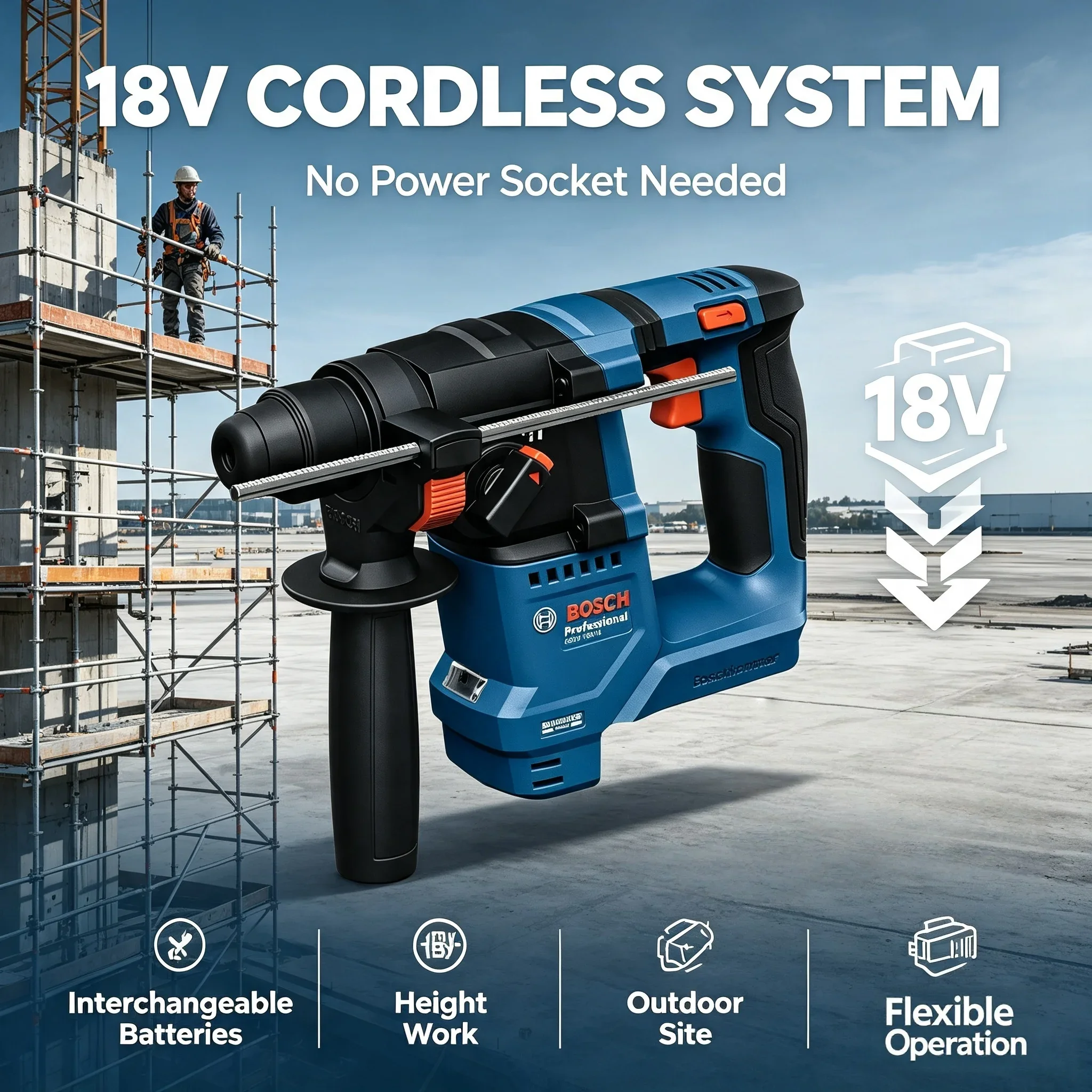 Bosch GBH 18V-18 Kablosuz Döne - Power Tools Professional incelemesi ve fiyatı